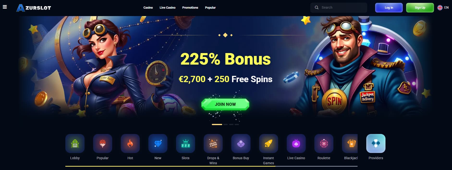 AzurSlot Bonusové Nabídky